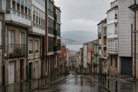 Edificios del centro de Vigo, ámbito de la Xerencia Municipal de Urbanismo